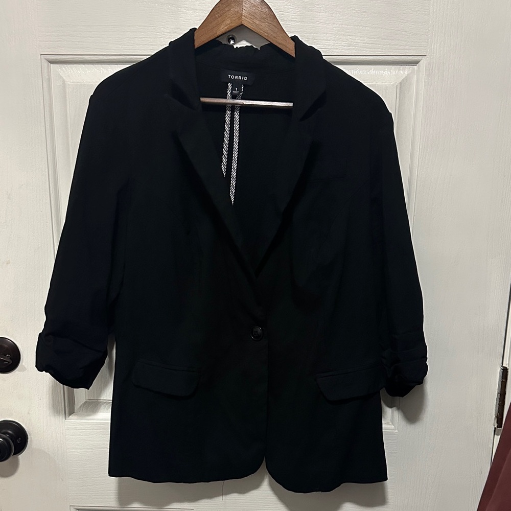 Torrid Elegant Black Blazer